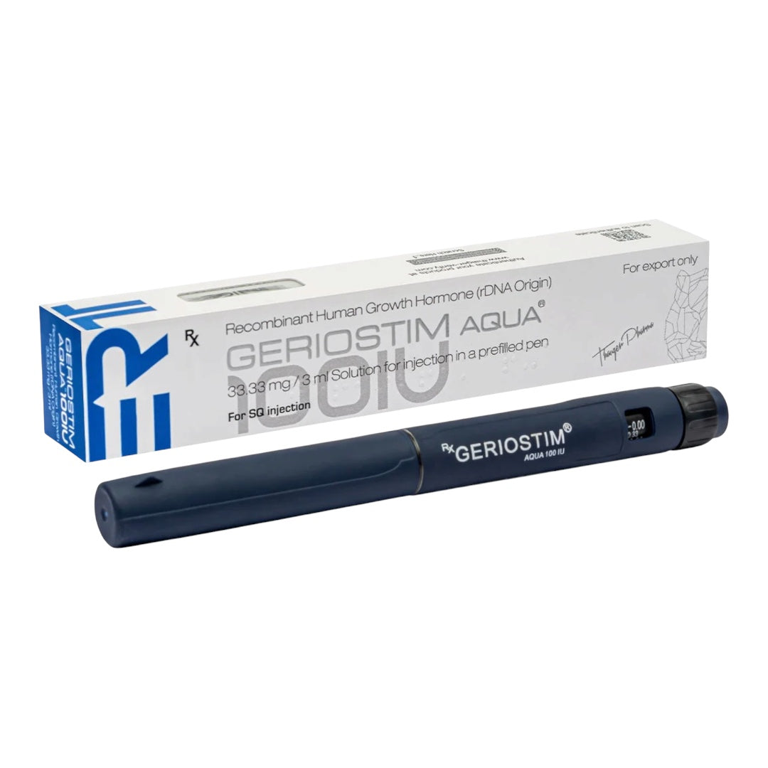 GERIOSTIM aQuA° 100IU
33.33 mg / 3 ml Solution for injection in a prefilled pen
