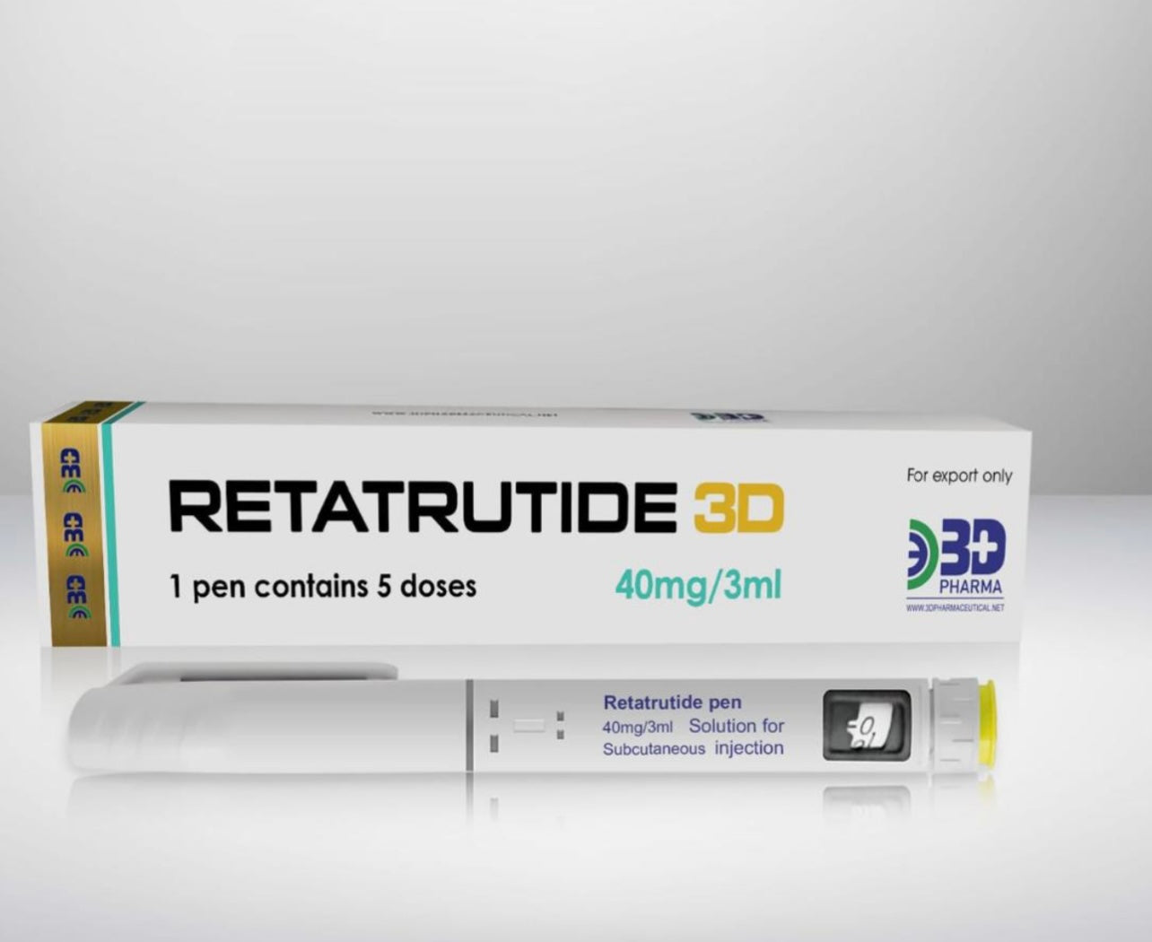 Retatrutide 3D                                     40 mg
