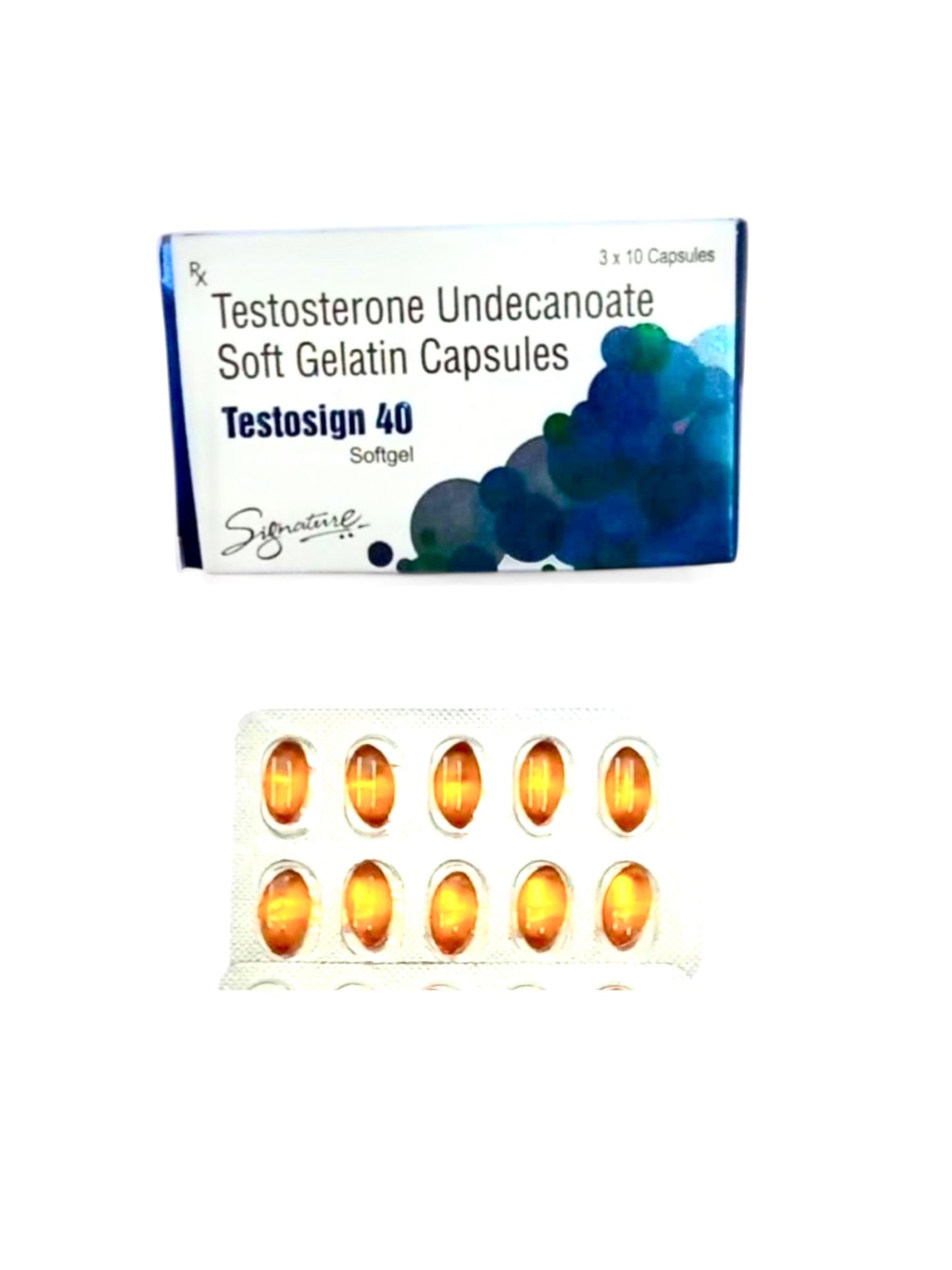 Testosterone Undecanoate
Soft Gelatin Capsules
Testosign 40