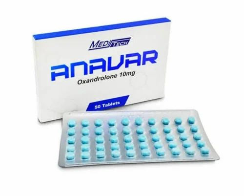 Meditech Anavar Oxandrolone 10mg UAE 50 tablets bottle pharmaceutical grade packaging