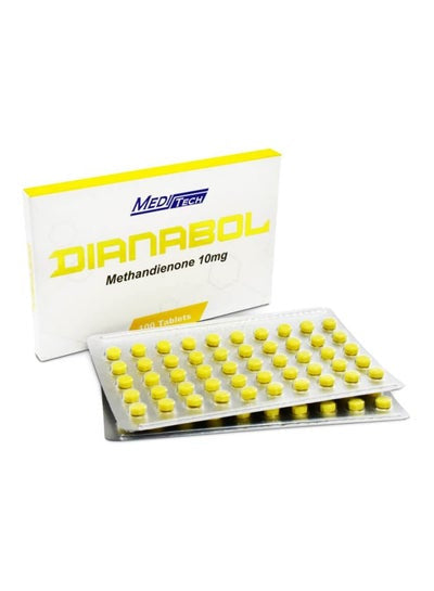 Meditech Dianabole 10mg UAE oral methandienone tablets bottle pharmaceutical-grade packaging